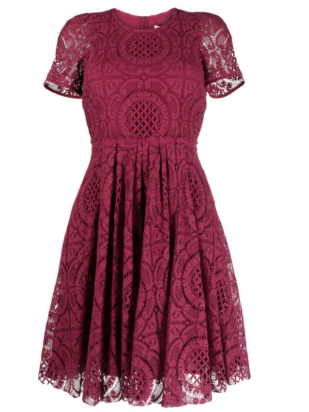 Burberry Lace Dress, Burgundy, Size 2